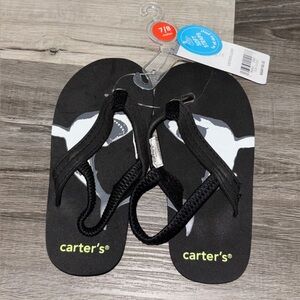 Carter's Black Kids Flip Flops
